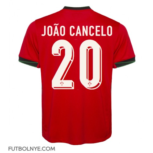 Camiseta Portugal Joao Cancelo #20 Primera Equipación Eurocopa 2024 manga corta